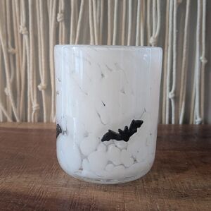 NEW Anthropologie Mystic Icon Juice Glass - Bat